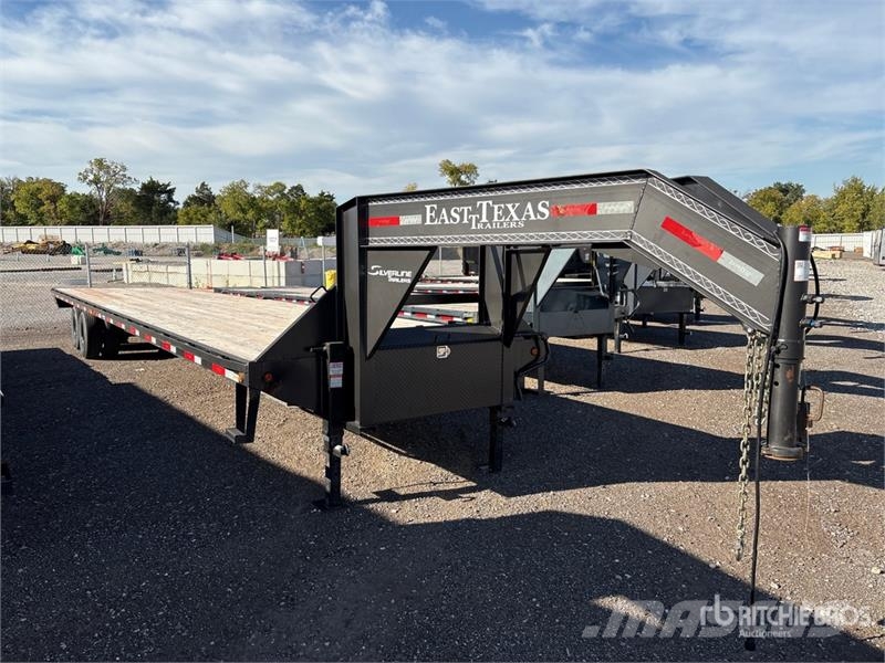 East Mfg Texas Trailers 40 ft T/A Gooseneck Flatbed Trailer 플랫베드/드롭사이드 트레일러