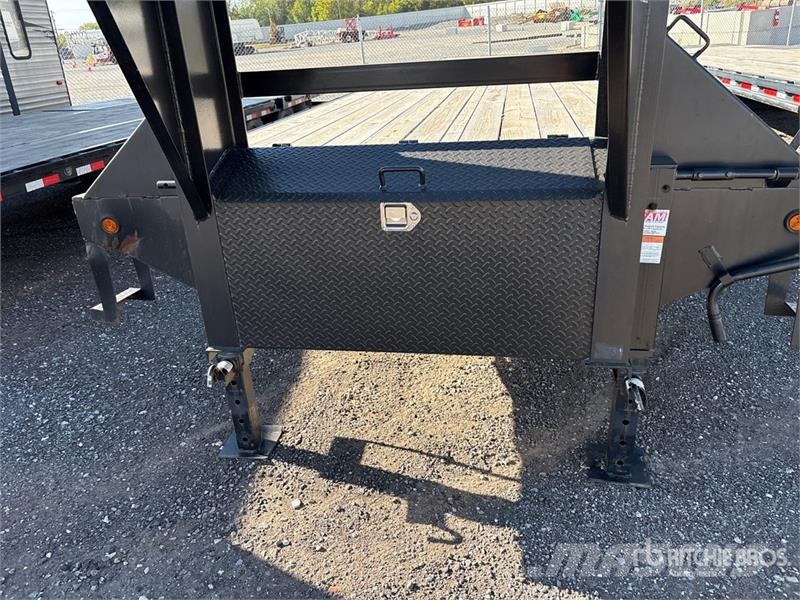 East Mfg Texas Trailers 40 ft T/A Gooseneck Flatbed Trailer 플랫베드/드롭사이드 트레일러
