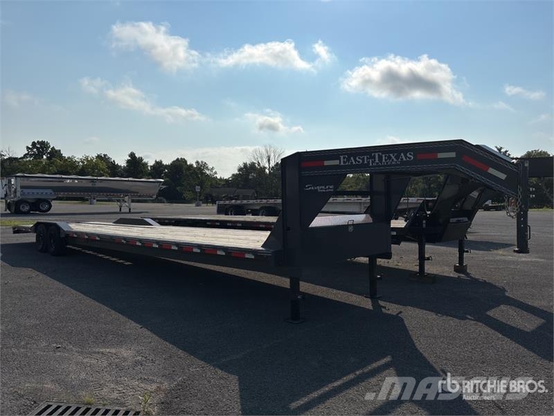 East Mfg Texas Trailers 40 ft T/A Gooseneck Equipment Trail Прицепы-Автовозы