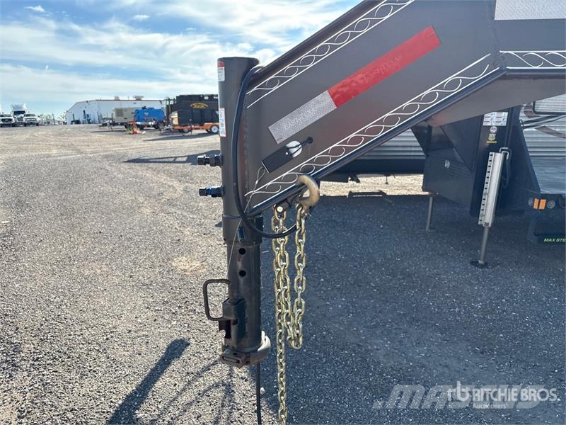 East Mfg Texas Trailers 40 ft T/A Gooseneck Flatbed Trailer 플랫베드/드롭사이드 트레일러
