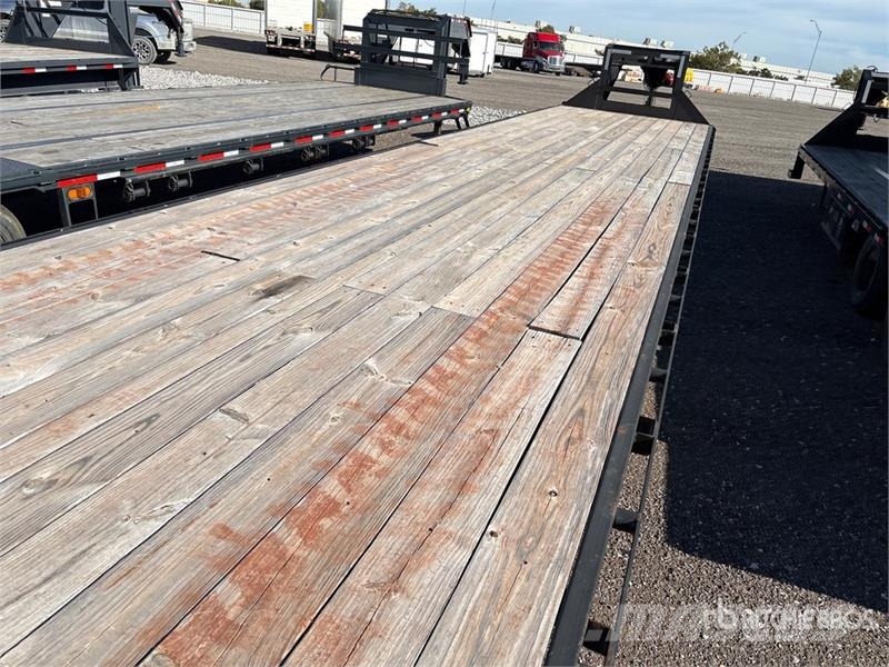 East Mfg Texas Trailers 40 ft T/A Gooseneck Flatbed Trailer 플랫베드/드롭사이드 트레일러