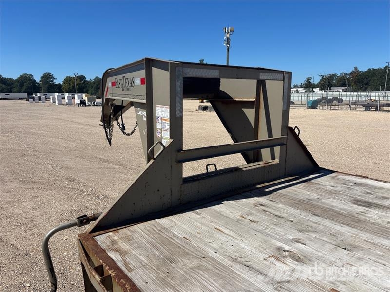 East Mfg Texas Trailers 40 ft T/A Gooseneck Equipment Trail Prikolice za prevoz vozil