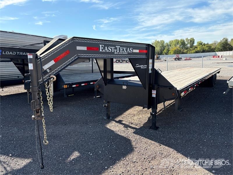 East Mfg Texas Trailers 40 ft T/A Gooseneck Flatbed Trailer 플랫베드/드롭사이드 트레일러