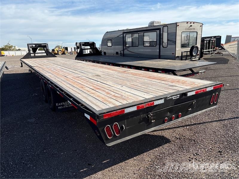 East Mfg Texas Trailers 40 ft T/A Gooseneck Flatbed Trailer 플랫베드/드롭사이드 트레일러