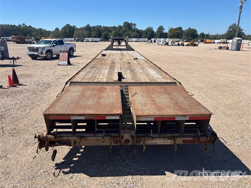 East Mfg Texas Trailers 40 ft T/A Gooseneck Equipment Trail Prikolice za prevoz vozil
