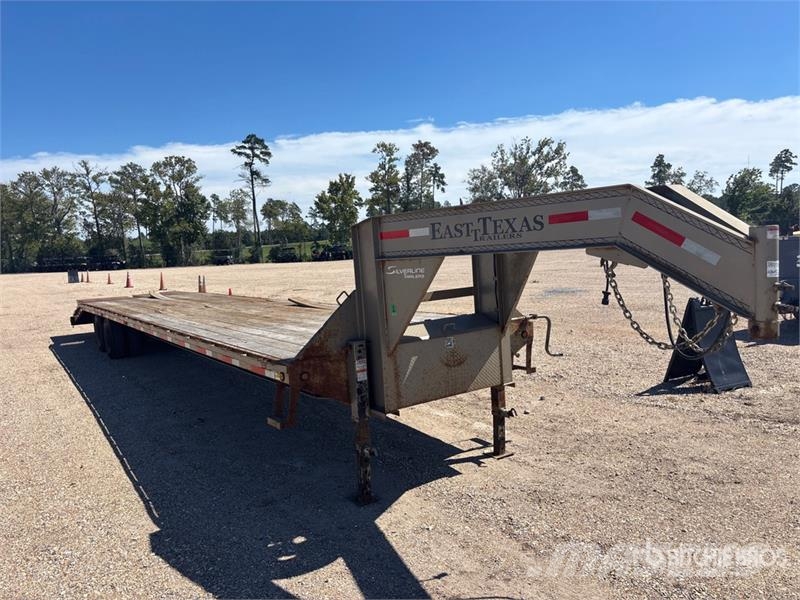 East Mfg Texas Trailers 40 ft T/A Gooseneck Equipment Trail Prikolice za prevoz vozil
