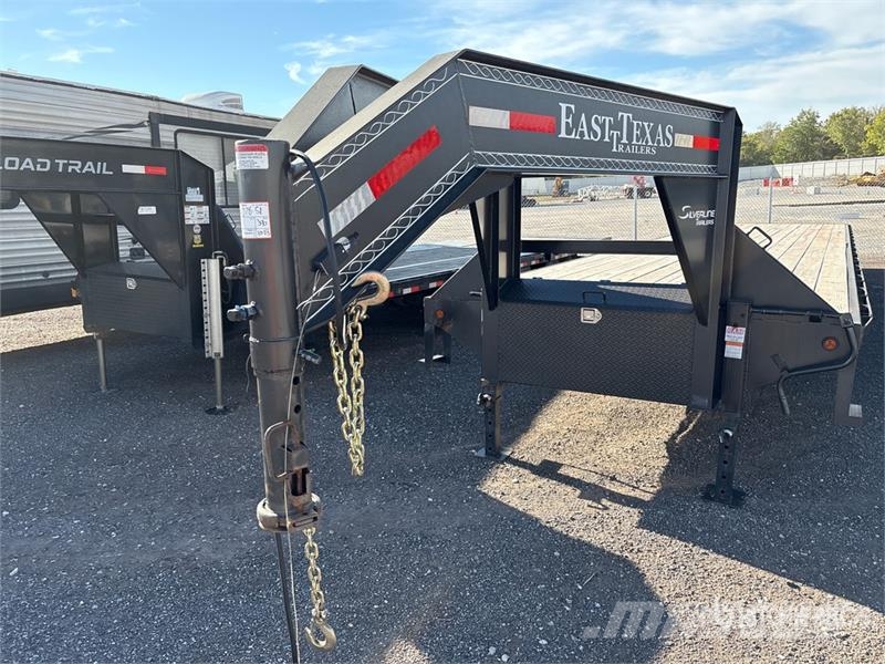 East Mfg Texas Trailers 40 ft T/A Gooseneck Flatbed Trailer 플랫베드/드롭사이드 트레일러