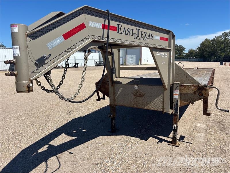 East Mfg Texas Trailers 40 ft T/A Gooseneck Equipment Trail Prikolice za prevoz vozil