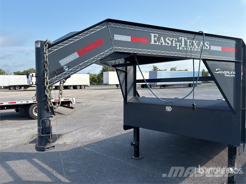 East Mfg Texas Trailers 40 ft T/A Gooseneck Equipment Trail Прицепы-Автовозы