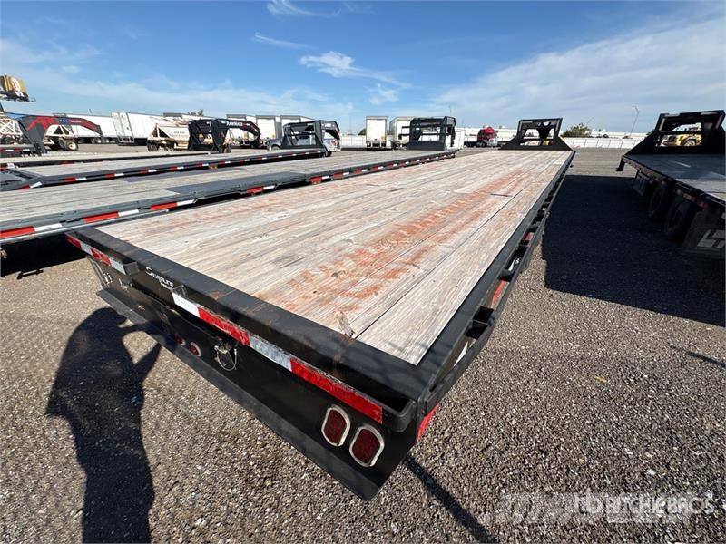 East Mfg Texas Trailers 40 ft T/A Gooseneck Flatbed Trailer 플랫베드/드롭사이드 트레일러