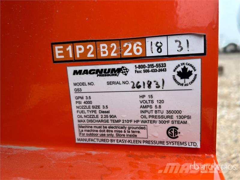 Easy-Kleen Magnum 4000 Series Plus Pressure Washer Düsük basinçli yikama makinalari
