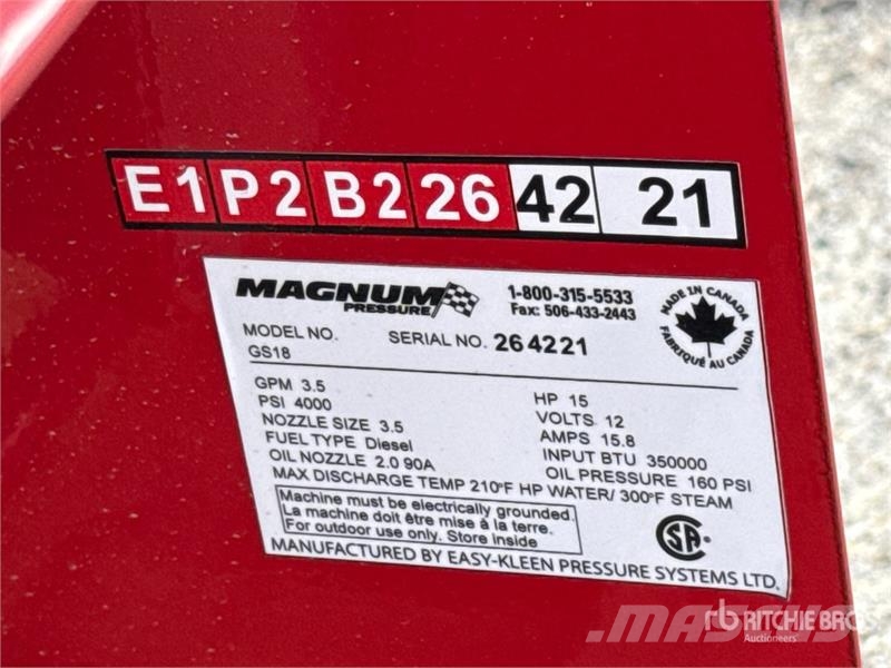 Easy-Kleen Magnum Gold Pressure Washer (Unused) Hand Wasserdruckreiniger
