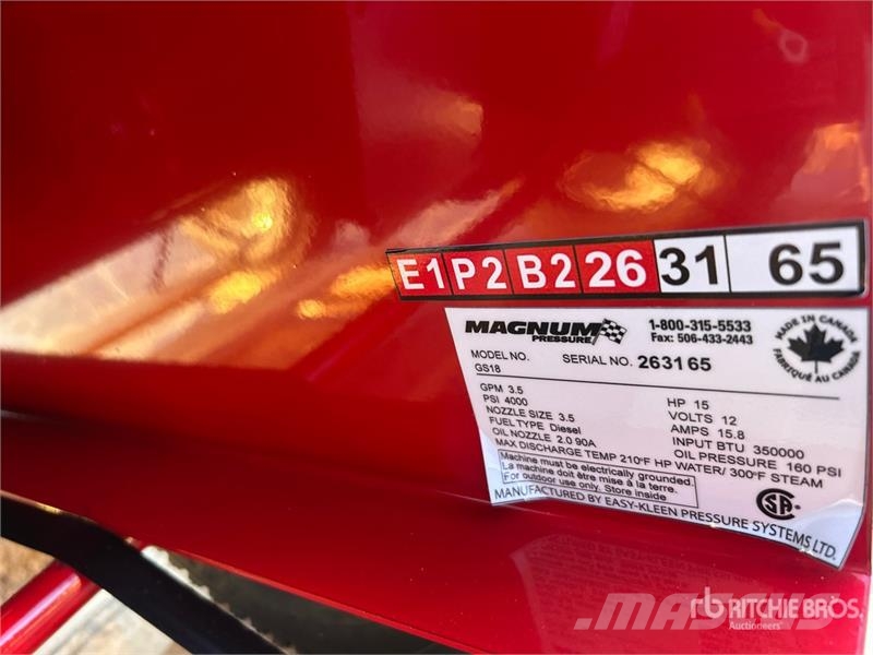 Easy-Kleen Magnum Gold Pressure Washer (Unused) معدات الغسل بالضغط الخفيف