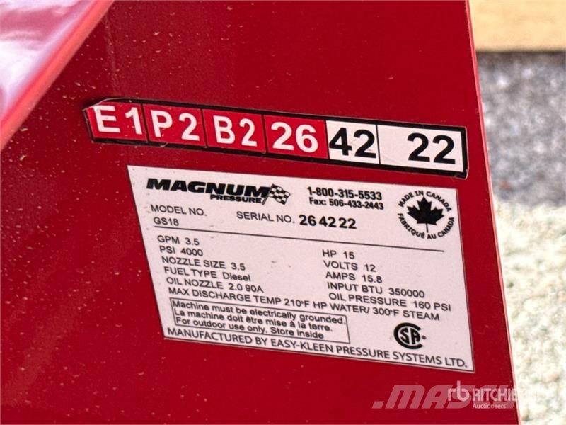 Easy-Kleen Magnum Gold Pressure Washer (Unused) Hand Wasserdruckreiniger