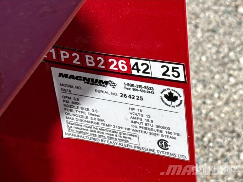 Easy-Kleen Magnum Gold Pressure Washer (Unused) معدات الغسل بالضغط الخفيف