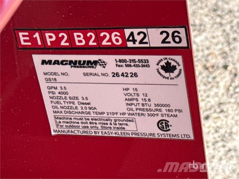 Easy-Kleen Magnum Gold Pressure Washer (Unused) Hand Wasserdruckreiniger