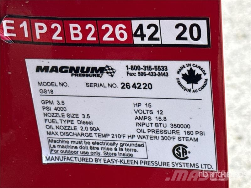 Easy-Kleen Magnum Gold Pressure Washer (Unused) Hand Wasserdruckreiniger
