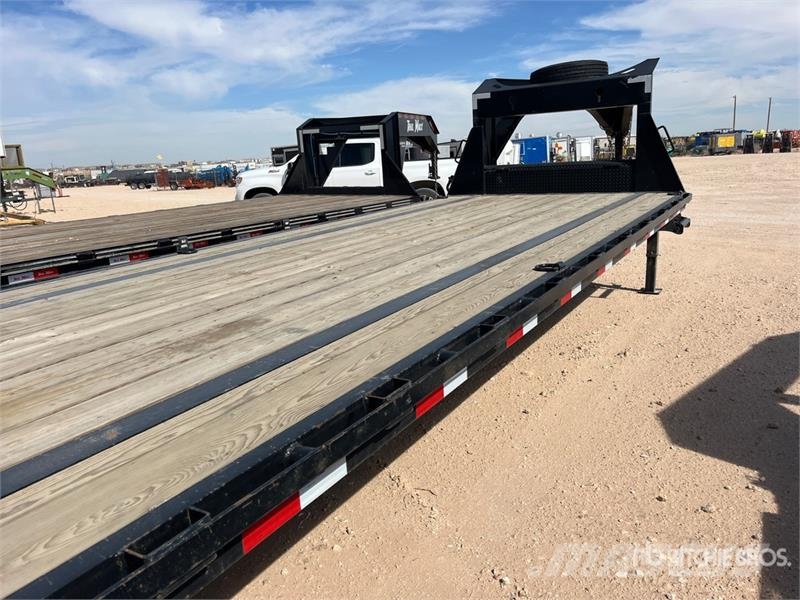 ED 40 ft T/A Gooseneck Equipment Trailer Remolques para transporte de vehículos