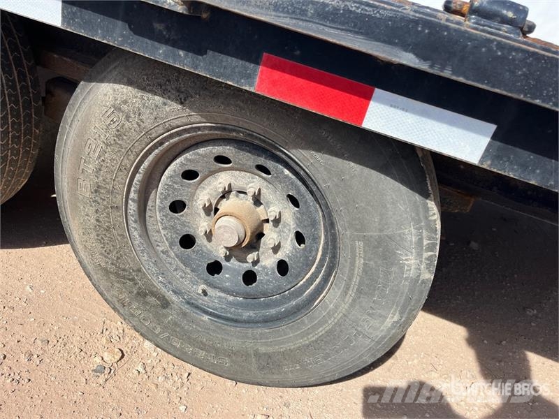 ED 40 ft T/A Gooseneck Equipment Trailer Remolques para transporte de vehículos