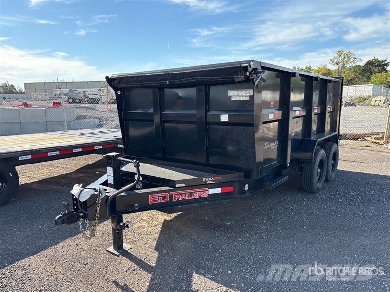 ED Trailers 14 ft T/A Dump Utility Trailer 티퍼 트레일러