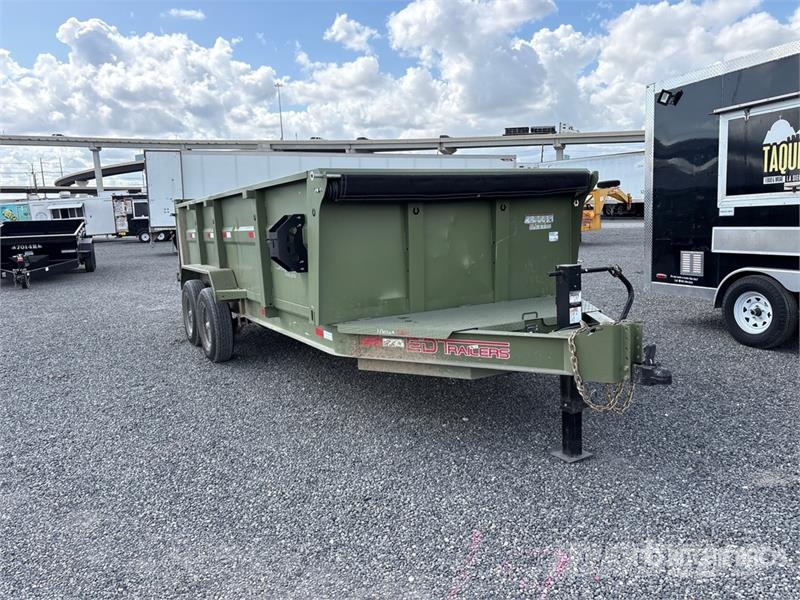 ED Trailers 16 ft T/A Dump Utility Trailer Remorque benne