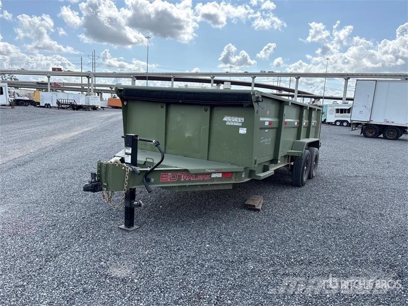 ED Trailers 16 ft T/A Dump Utility Trailer Remorque benne
