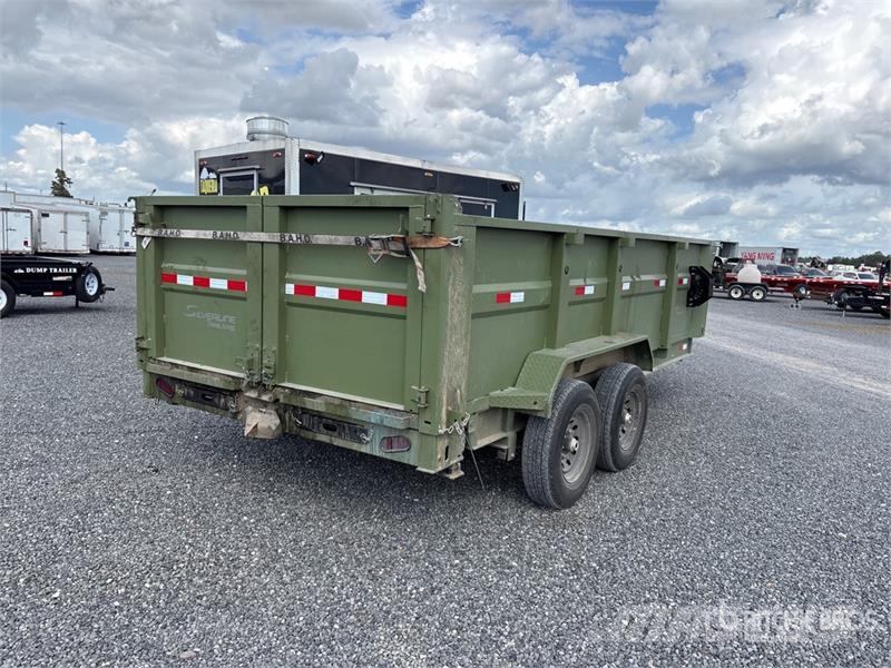 ED Trailers 16 ft T/A Dump Utility Trailer Remorque benne