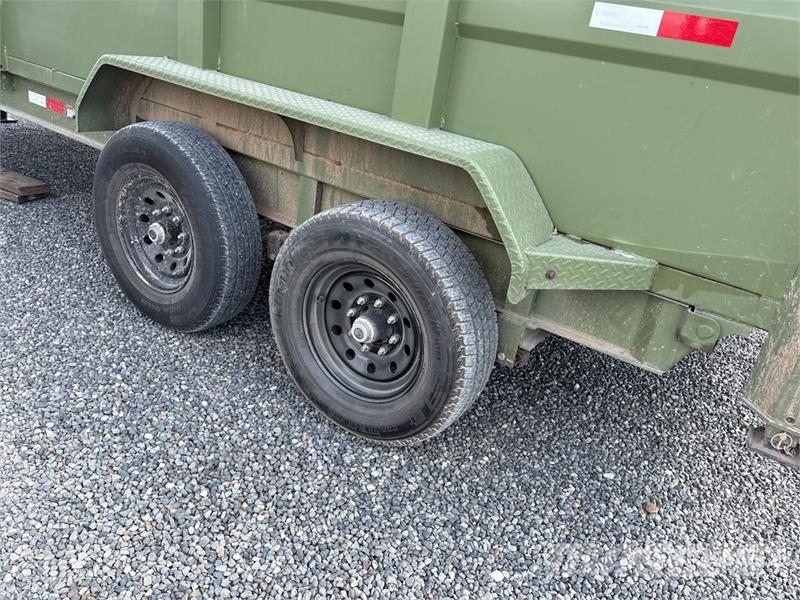 ED Trailers 16 ft T/A Dump Utility Trailer Remorque benne