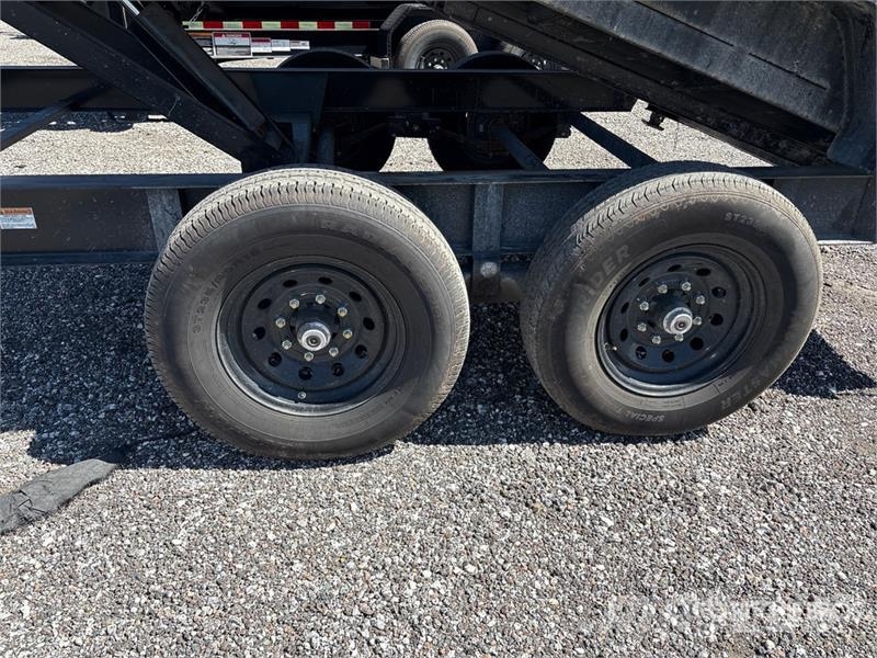 ED Trailers 17 ft T/A Dump Utility Trailer Reboques basculantes