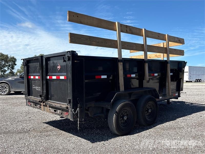 ED Trailers 17 ft T/A Dump Utility Trailer Reboques basculantes