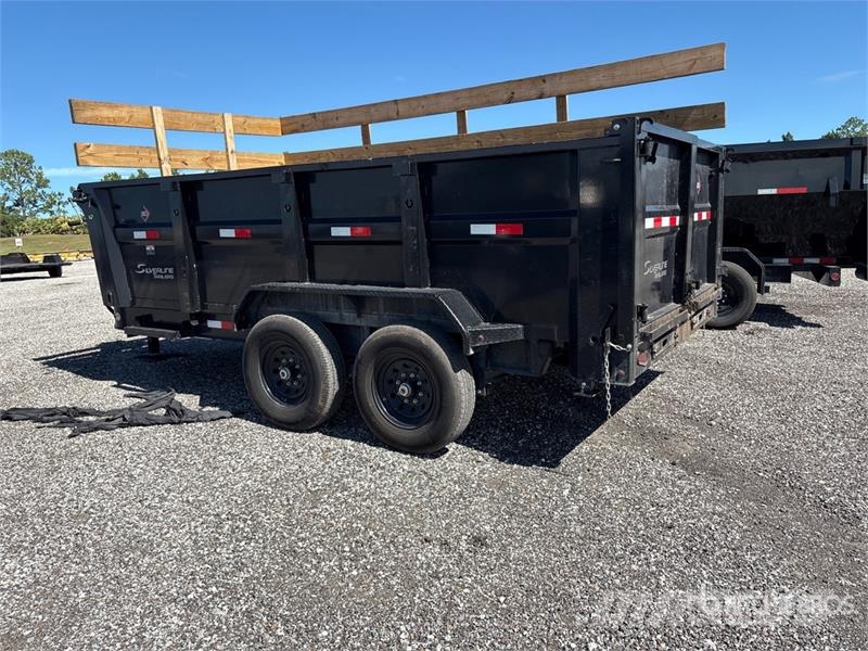 ED Trailers 17 ft T/A Dump Utility Trailer Reboques basculantes