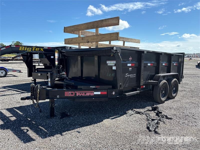 ED Trailers 17 ft T/A Dump Utility Trailer Reboques basculantes