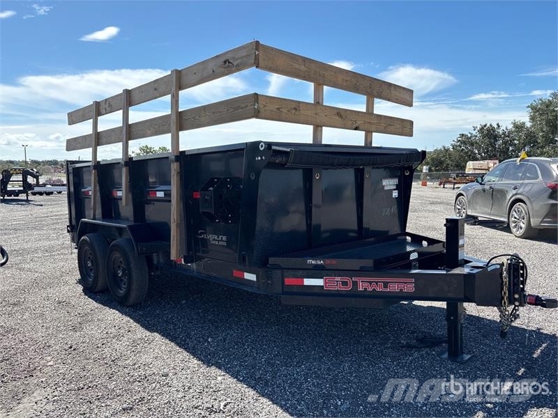 ED Trailers 17 ft T/A Dump Utility Trailer Reboques basculantes