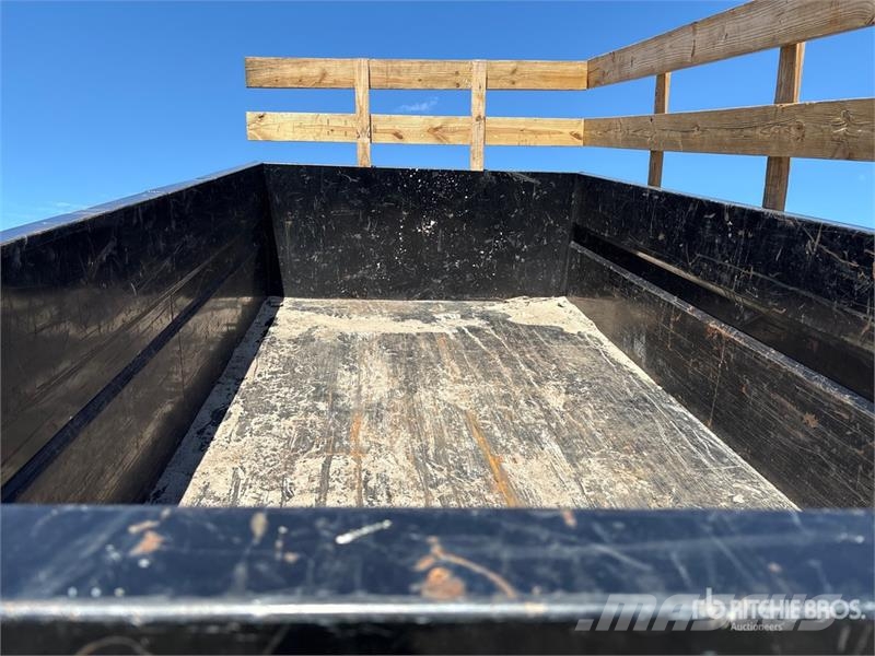 ED Trailers 17 ft T/A Dump Utility Trailer Reboques basculantes