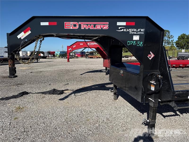 ED Trailers 40 ft T/A Gooseneck Equipment Trailer 차량 운반용 트레일러