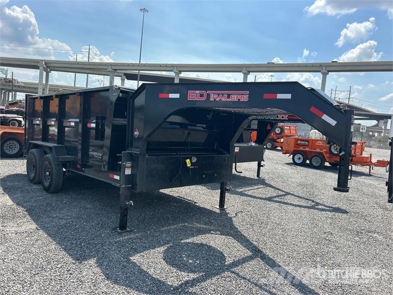ED Trailers LPT8314274S-GN 14 ft T/A Gooseneck Dump U Самоскиди