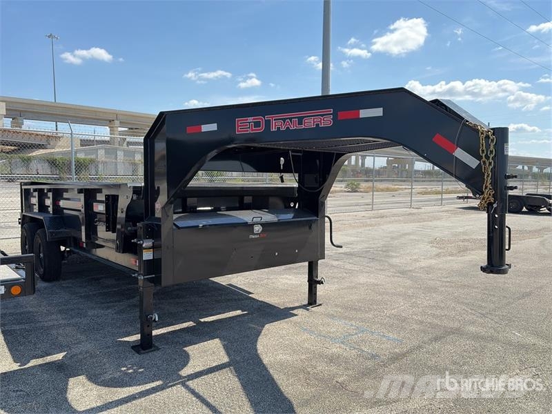 ED Trailers LPT8316272S-GN 15 ft T/A Gooseneck Dump U 티퍼 트레일러