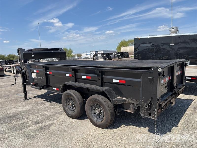 ED Trailers LPT8316272S-GN 15 ft T/A Gooseneck Dump U 티퍼 트레일러