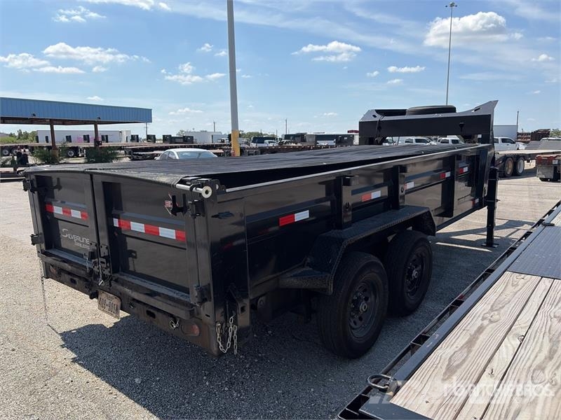 ED Trailers LPT8316272S-GN 15 ft T/A Gooseneck Dump U 티퍼 트레일러