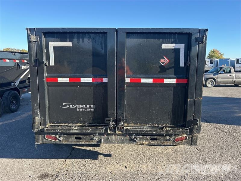 ED Trailers T/A Gooseneck Dump Utility Trailer Pašizgāzējs