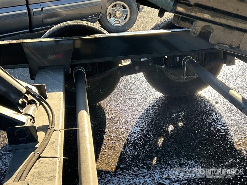 ED Trailers T/A Gooseneck Dump Utility Trailer Pašizgāzējs
