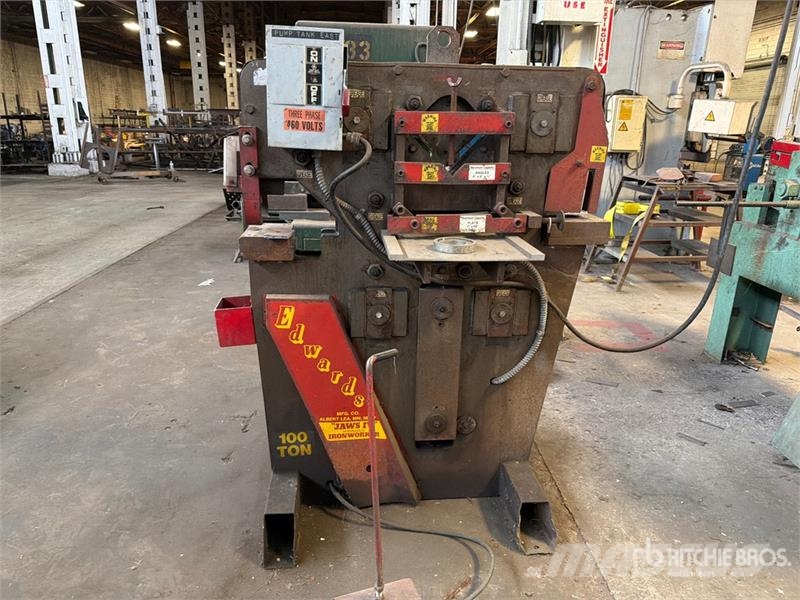 Edwards Jaws IV 100 Ton Hydraulic Press Brake Будтехніка - Інші