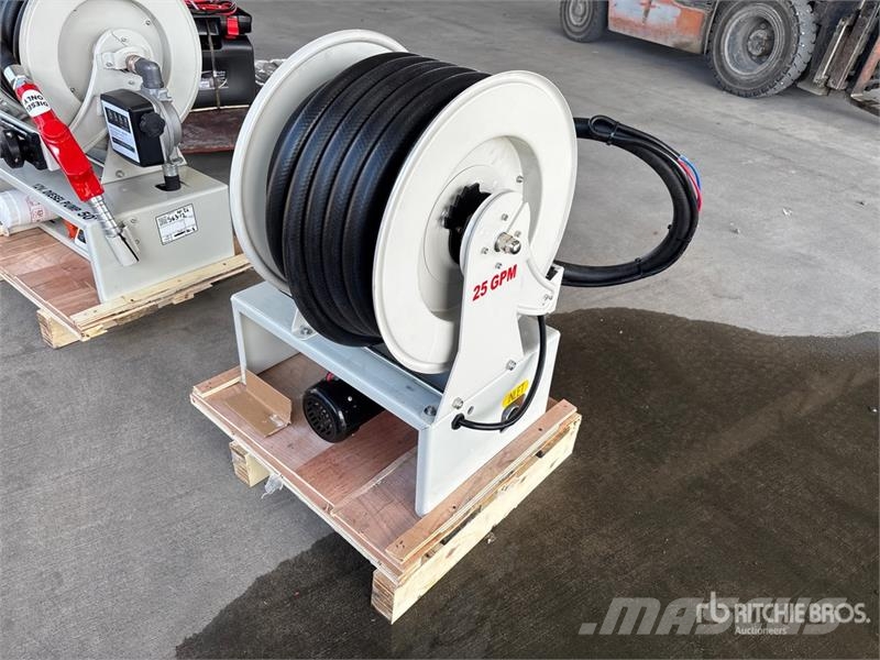 Electric Metered Diesel 50 ft Fuel Reel w/ HD 12v Outros componentes