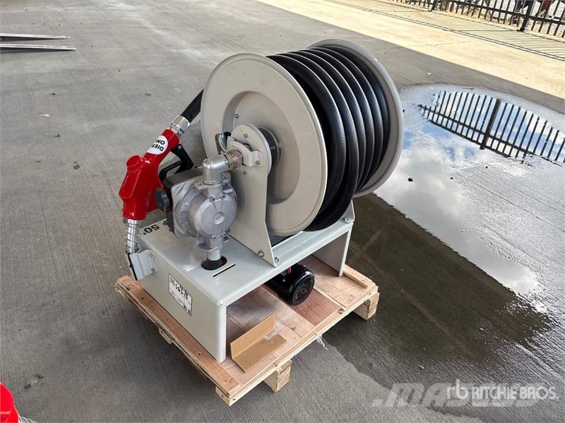 Electric Metered Diesel 50 ft Fuel Reel w/ HD 12v Outros componentes