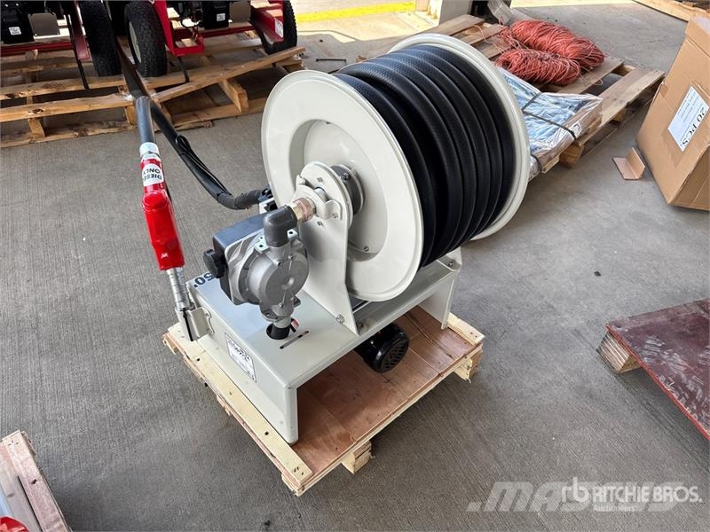 Electric Metered Diesel 50 ft Fuel Reel w/ HD 12v Outros componentes