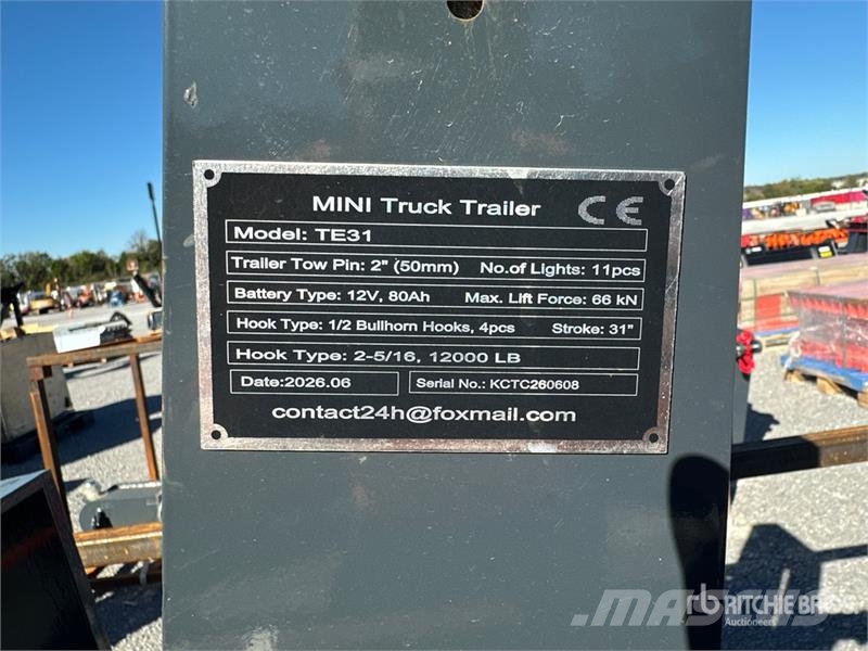 Electric TE31 MINI Truck Trailer Fifth Wheel Wreck 其他組件