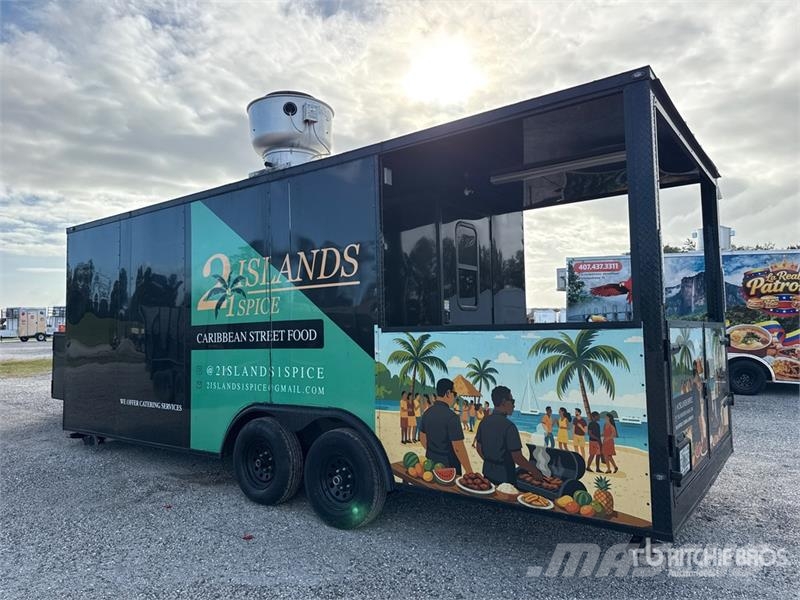Empire Cargo 25 ft T/A Food Concession Trailer Outros reboques