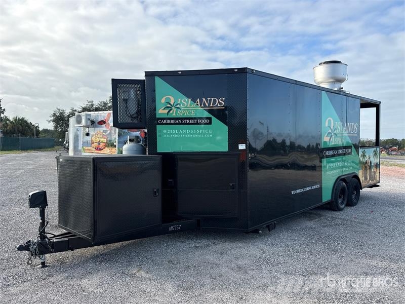 Empire Cargo 25 ft T/A Food Concession Trailer Outros reboques
