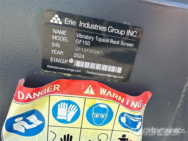 Erie Industries GF150 Skid Mounted Trommel Screen Trummlid