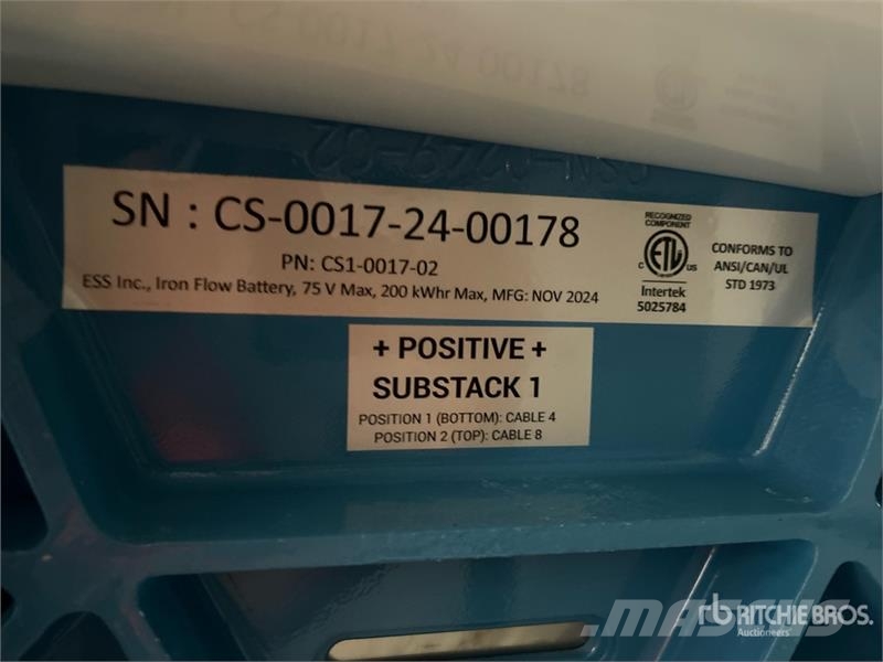 ESS Inc. 211-0030-01 145 kW Containerized Battery Outros Florestal